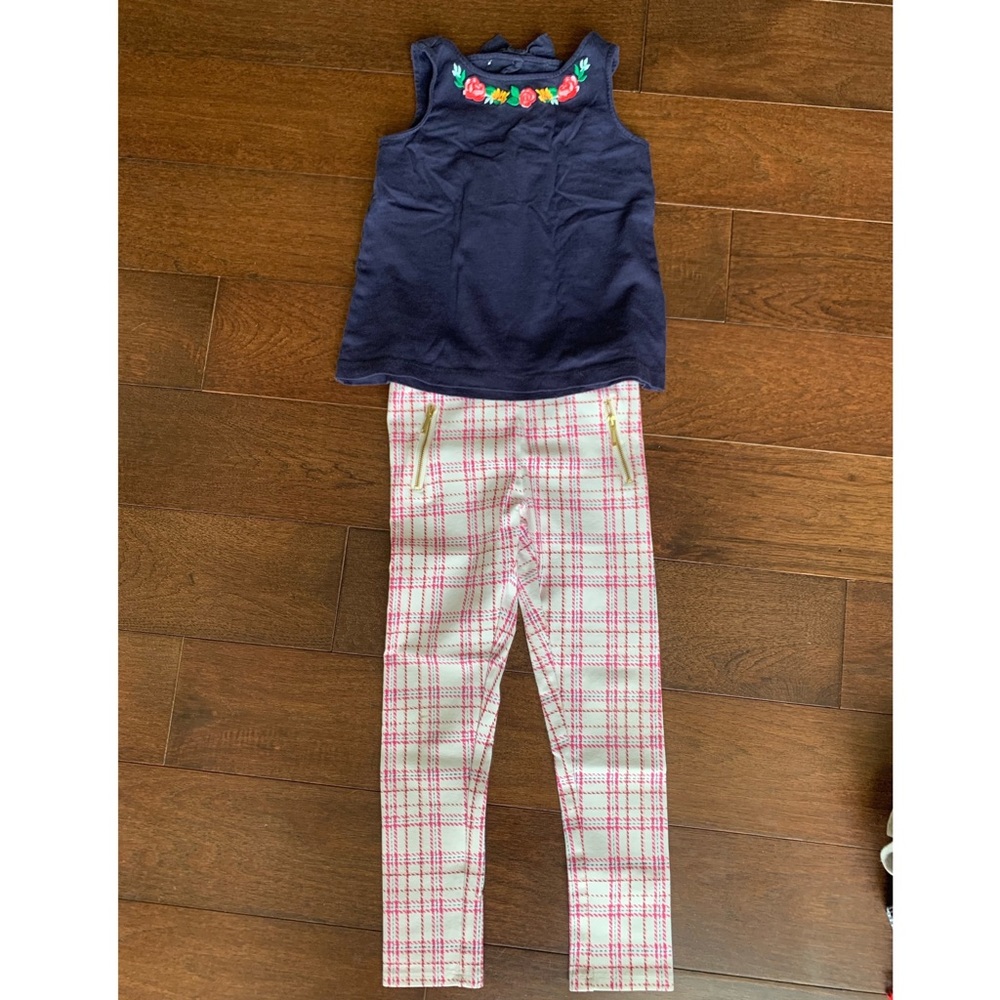 🎀 Janie & Jack Girl’s Cut-out Tank and Pant Set🎀